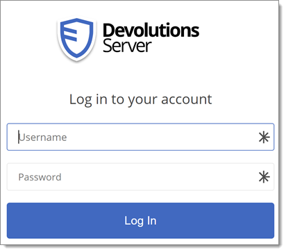 One credential Login with Devolutions Web Login.png