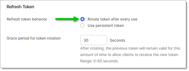 Rotate token after every use