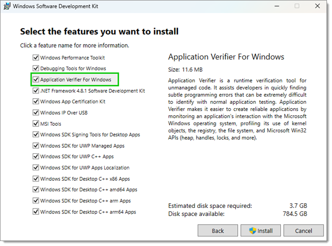 Application Verifier For Windows