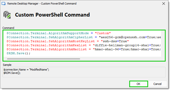 Custom PowerShell Command