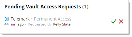 Pending Access Requests