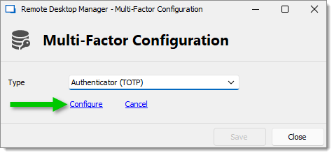 Configure Multi-Factor Authentication