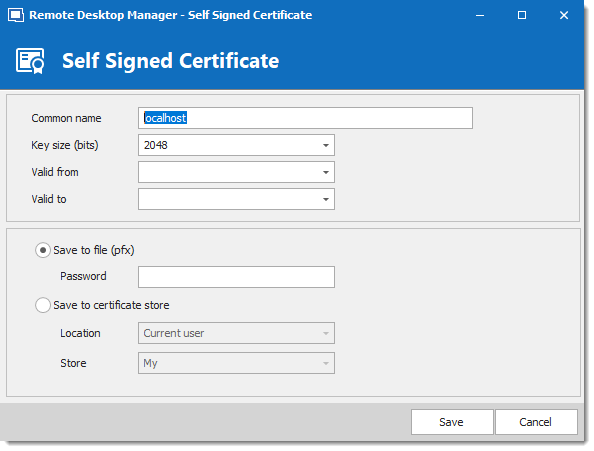 Certificate Generator - Self Signed Certificate