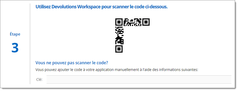 Devolutions Workspace scanner le code
