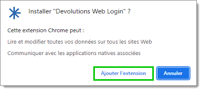 Installer Devolutions Web Login
