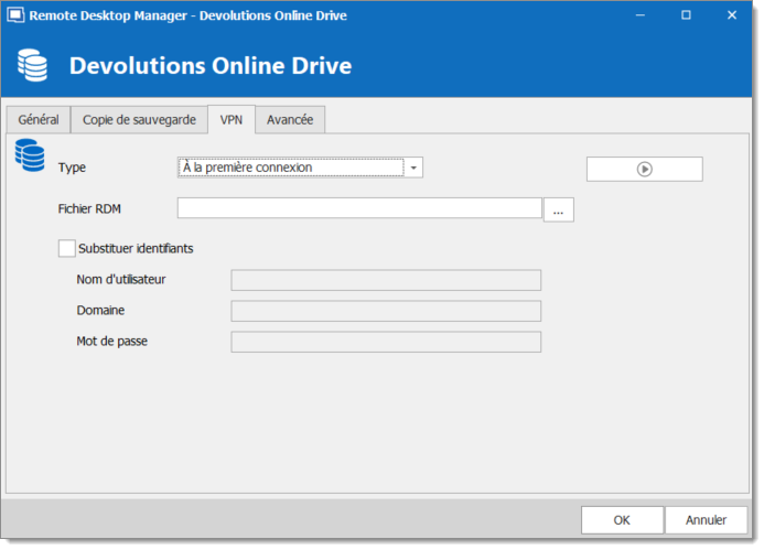Devolutions Online Drive - VPN