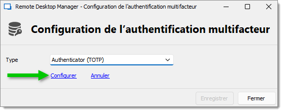 Configurer l'authentification multifacteur
