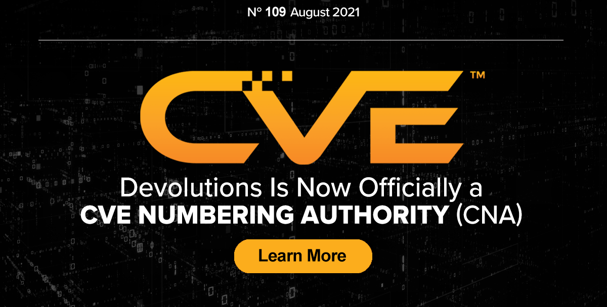 Devolutions Is Now Officially a CVE Numbering Authority