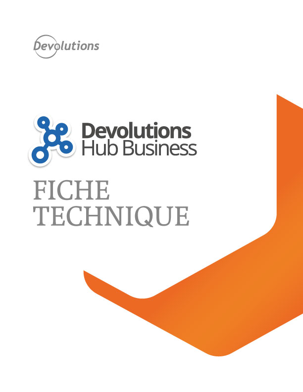 Devolutions Hub Fiche technique