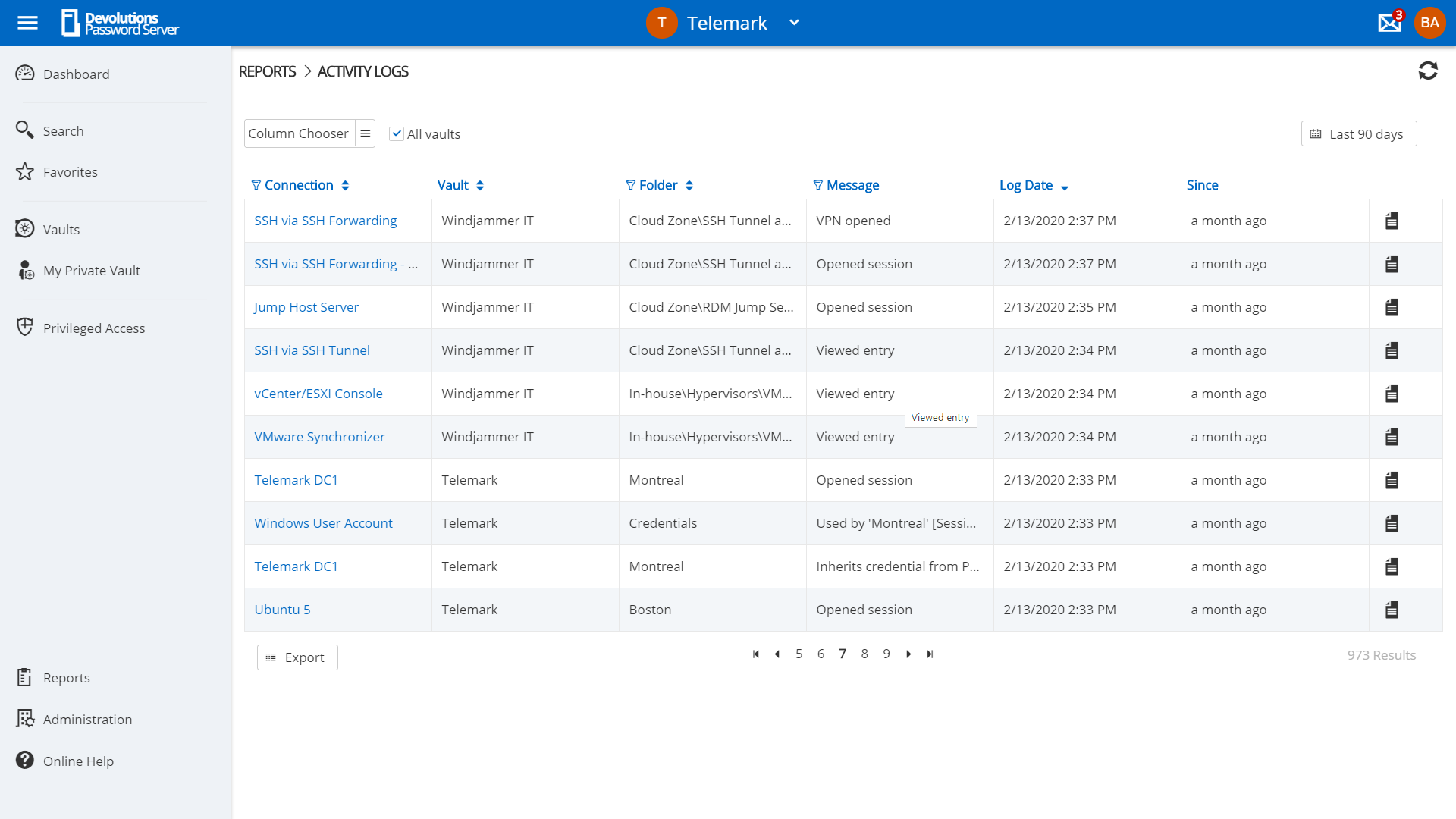 Run Powerful Reports and Logs for Compliance Needs