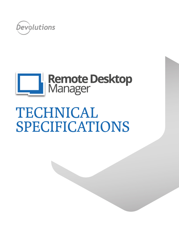 rdm Technical Specifications pdf