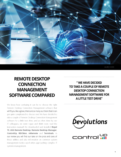 Remote Desktop Connection Management Software Compared
